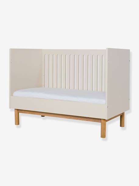 Lit canapé bébé 120x60 Mood de Quax en MDF et bois de hêtre argile 2 - vertbaudet enfant 