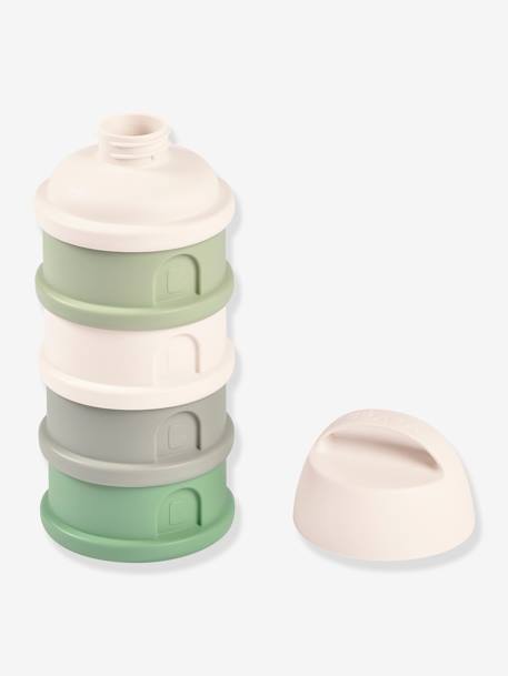 Boîte doseuse de lait 4 compartiments BEABA Cotton white/terracotta+gris+Mineral grey/pink+vert 16 - vertbaudet enfant 