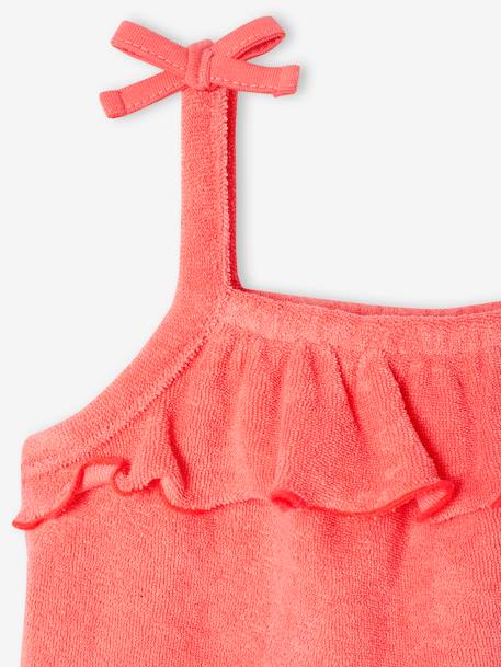 Ensemble en éponge bébé top à bretelles et short corail 5 - vertbaudet enfant 