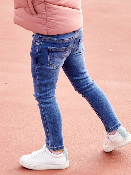 Jean skinny BASICS bleu jean+stone 7 - vertbaudet enfant 