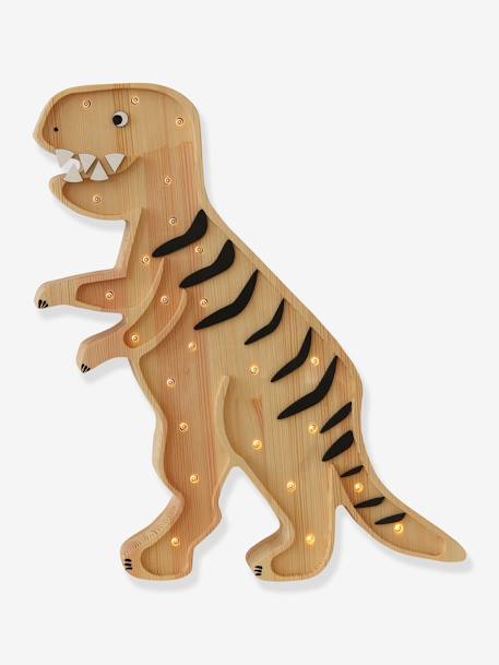 Lampe veilleuse Dinosaure T-Rex LITTLE LIGHTS bois 1 - vertbaudet enfant 