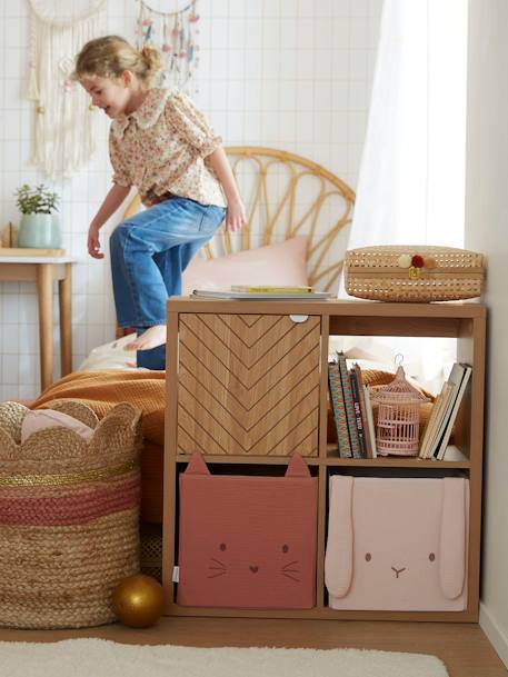 Porte pour meuble à cases chevrons bois 3 - vertbaudet enfant 