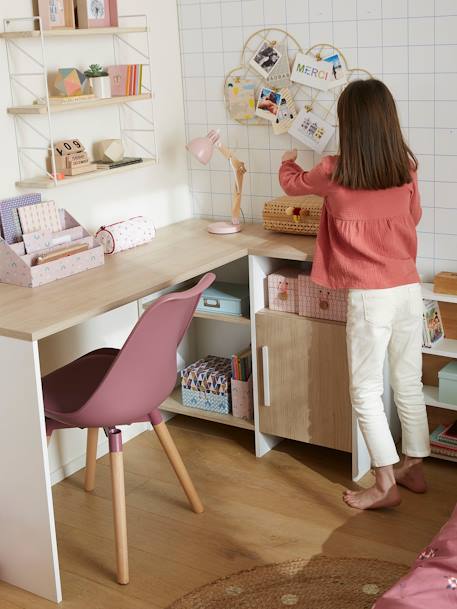 Bureau d'angle Liverpool blanc 6 - vertbaudet enfant 