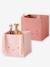 Lot de 2 bacs animaux en gaze de coton lot rose 1 - vertbaudet enfant 