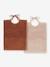 Lot de 2 bavoirs XL TRIXIE en coton bio Petrol+rose 7 - vertbaudet enfant 