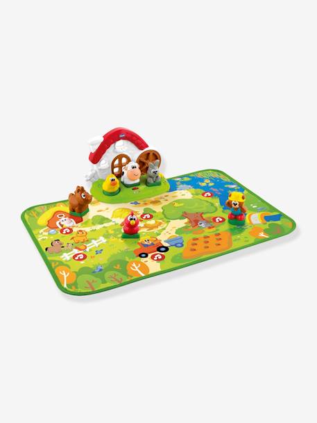 Tapis de la Ferme Bilingue - CHICCO multicolore 1 - vertbaudet enfant 