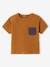 T-shirt bébé bi-matière caramel 2 - vertbaudet enfant 