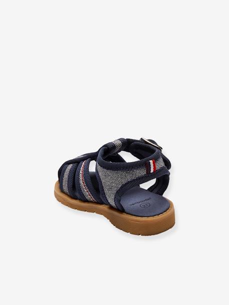 Sandales en textile bout fermé bébé bleu jean 3 - vertbaudet enfant 