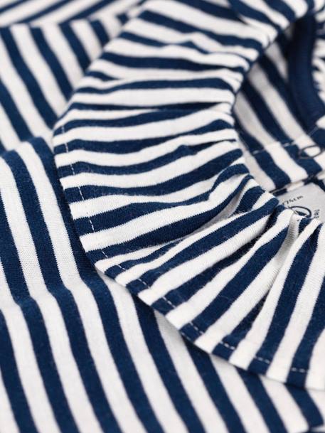 Blouse manches courtes PETIT BATEAU bleu 3 - vertbaudet enfant 