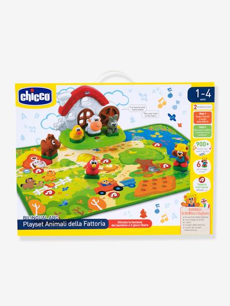 Tapis de la Ferme Bilingue - CHICCO multicolore 2 - vertbaudet enfant 