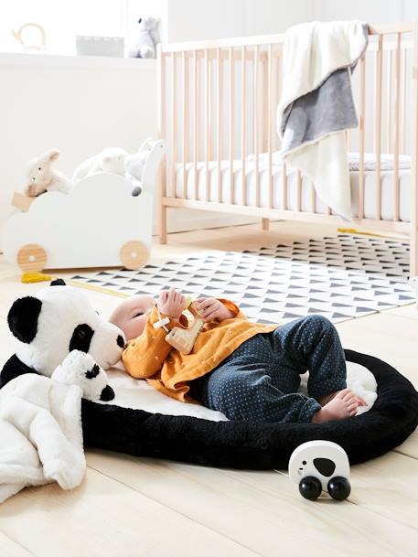 Coffret tapis de jeu + doudou Panda. Noir 4 - vertbaudet enfant 