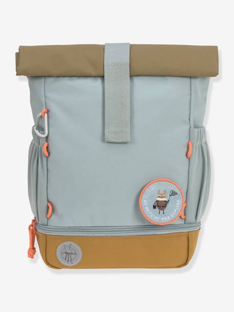 Mini sac à dos LÄSSIG Rolltop Nature Bleu clair+Noisette+Olive clair 3 - vertbaudet enfant 