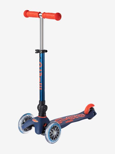 Trottinette 3 roues Mini Micro Deluxe Pliable MICRO bleu+rouge 1 - vertbaudet enfant 