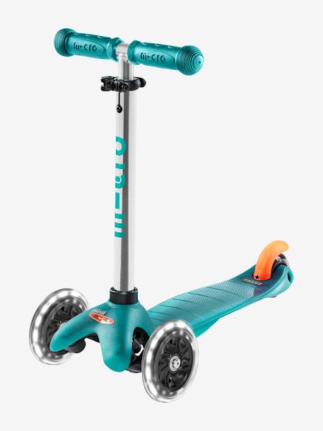 Trottinette 3 roues Mini Micro plus Led MICRO bleu+rose 1 - vertbaudet enfant 