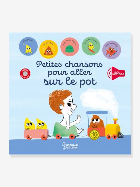 Petites Chansons pour aller sur le pot LAROUSSE JEUNESSE bleu 1 - vertbaudet enfant 