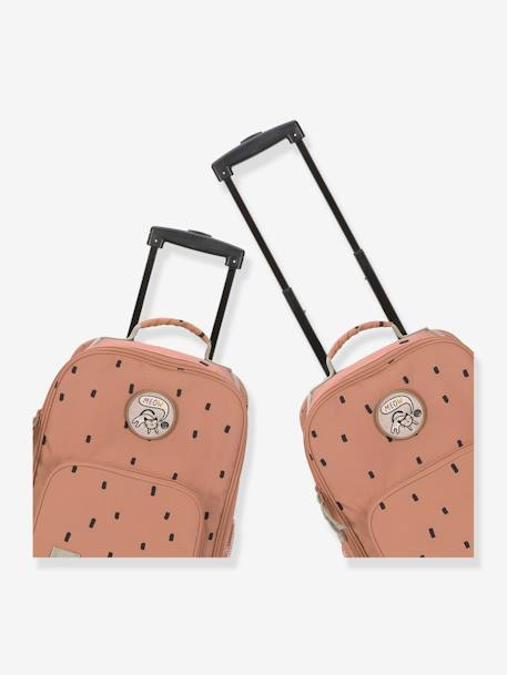 Valise à roulettes LÄSSIG Happy Prints caramel+Happy Prints olive 2 - vertbaudet enfant 