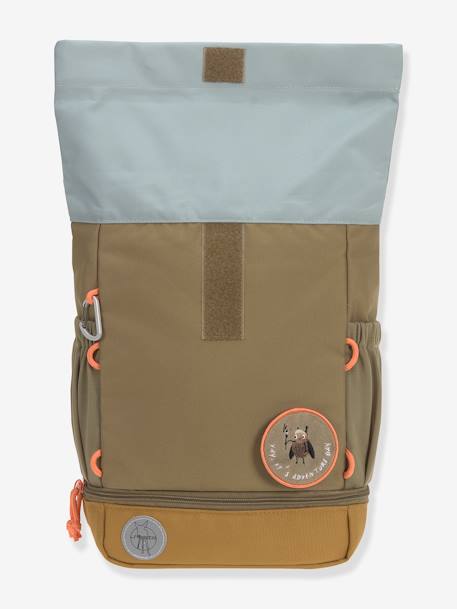 Mini sac à dos LÄSSIG Rolltop Nature Bleu clair+Noisette+Olive clair 29 - vertbaudet enfant 