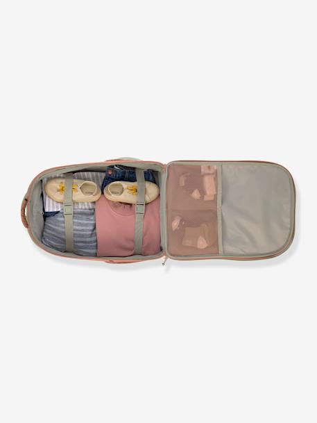 Valise à roulettes LÄSSIG Happy Prints caramel+Happy Prints olive 3 - vertbaudet enfant 