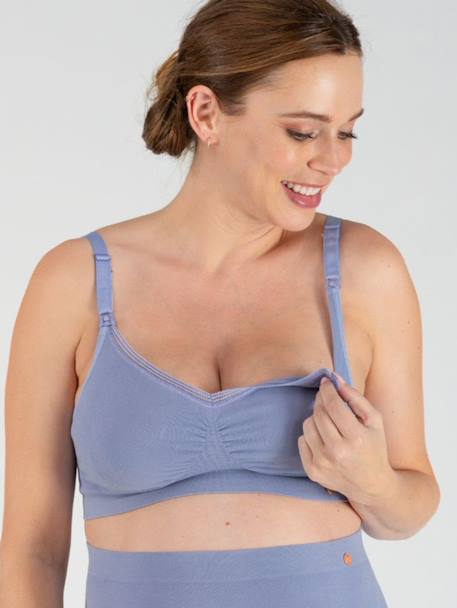 Brassière de grossesse et d’allaitement Organic CACHE COEUR bleu 2 - vertbaudet enfant 