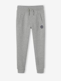 Pantalon jogging Basics garçon en molleton  - vertbaudet enfant