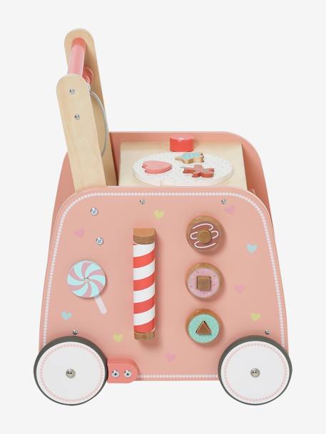 Chariot de marche marchande glaces et gâteaux en bois FSC® bois 11 - vertbaudet enfant 