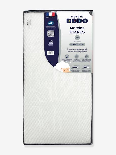 Matelas bébé Étapes accueil évolutif blanc 1 - vertbaudet enfant 