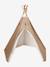 Tipi réversible Géronimo en tissu et bois FSC® caramel+multicolore 9 - vertbaudet enfant 