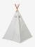 Tipi réversible Géronimo en tissu et bois FSC® caramel+multicolore 3 - vertbaudet enfant 