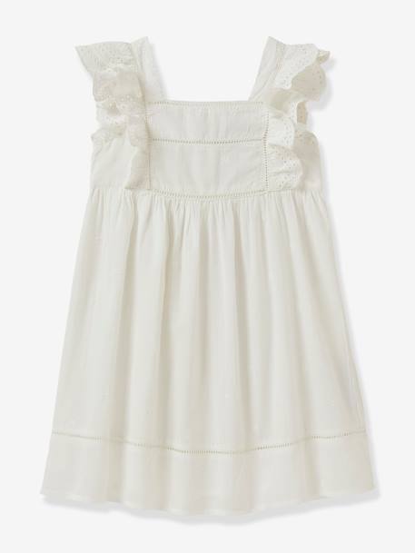 Robe Garance CYRILLUS - Collection fête et mariages blanc 1 - vertbaudet enfant 