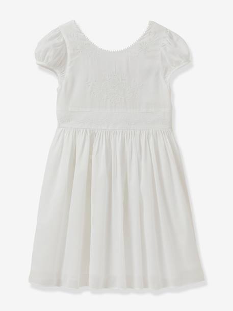 Robe Thelma fille CYRILLUS - Collection fêtes et mariages blanc 1 - vertbaudet enfant 