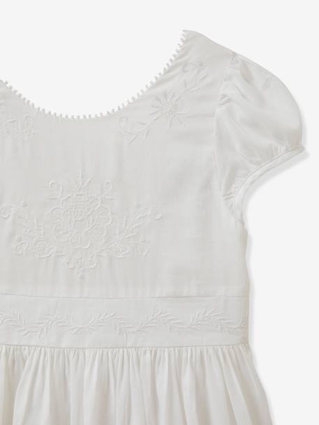 Robe Thelma fille CYRILLUS - Collection fêtes et mariages blanc 3 - vertbaudet enfant 