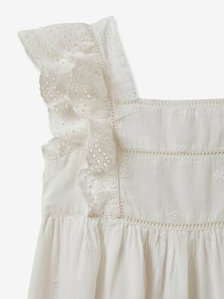 Robe Garance CYRILLUS - Collection fête et mariages blanc 3 - vertbaudet enfant 