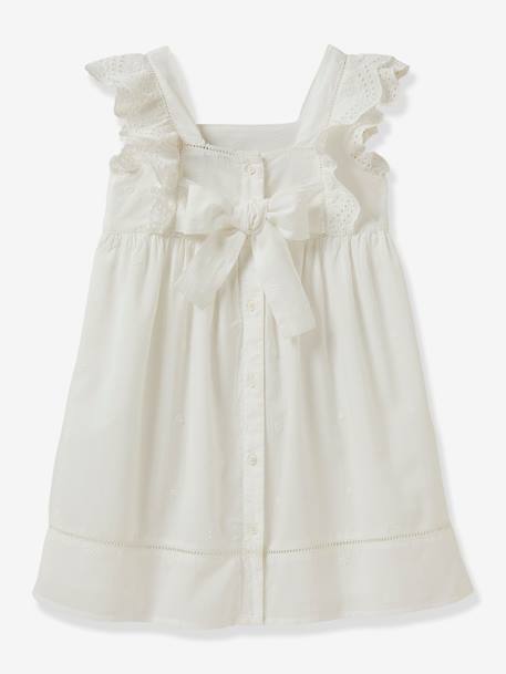 Robe Garance CYRILLUS - Collection fête et mariages blanc 2 - vertbaudet enfant 