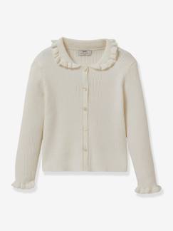 Cardigan à collerette fille CYRILLUS  - vertbaudet enfant