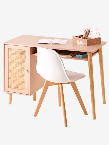 Bureau enfant LIGNE POÉSIE rose nude+vert 2 - vertbaudet enfant 