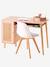 Bureau enfant LIGNE POÉSIE rose nude+vert 4 - vertbaudet enfant 