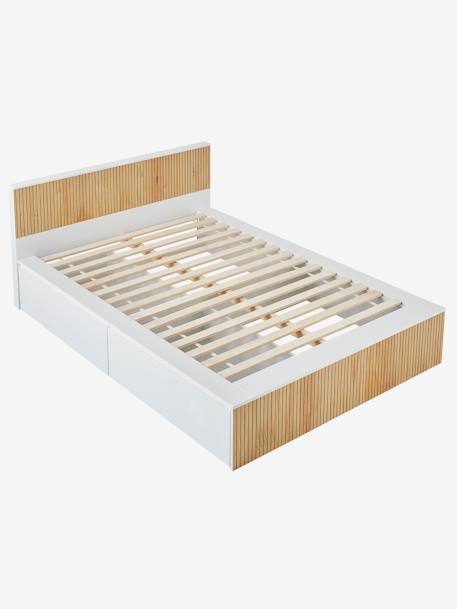 Lit double avec rangements NUTS blanc 10 - vertbaudet enfant 