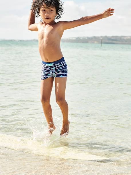 Boxer de bain imprimé tropical garçon  - vertbaudet enfant