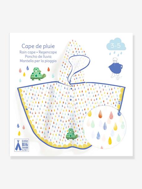 Cape de pluie 3/5 ans DJECO bleu+rose+rouge 3 - vertbaudet enfant 