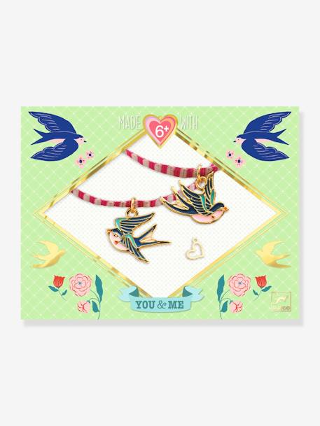 Bracelet you&me Rubans Oiseaux DJECO vert 4 - vertbaudet enfant 