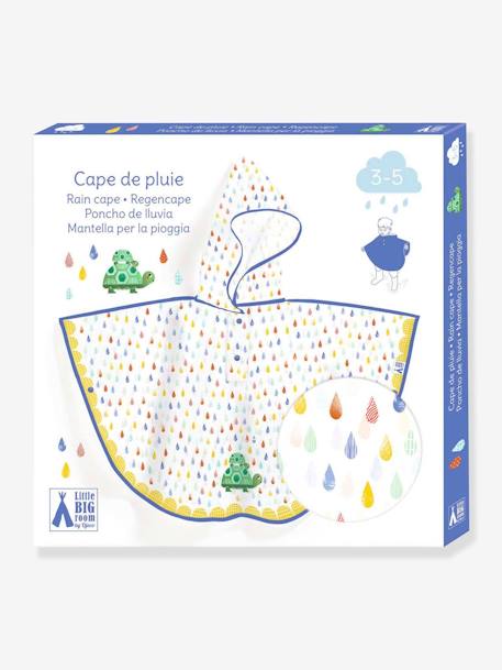 Cape de pluie 3/5 ans DJECO bleu+rose+rouge 4 - vertbaudet enfant 