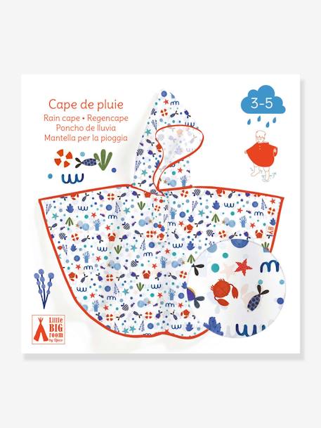 Cape de pluie 3/5 ans DJECO bleu+rose+rouge+vert 11 - vertbaudet enfant 