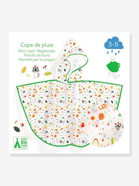 Cape de pluie 3/5 ans DJECO bleu+rose+rouge+vert 15 - vertbaudet enfant 