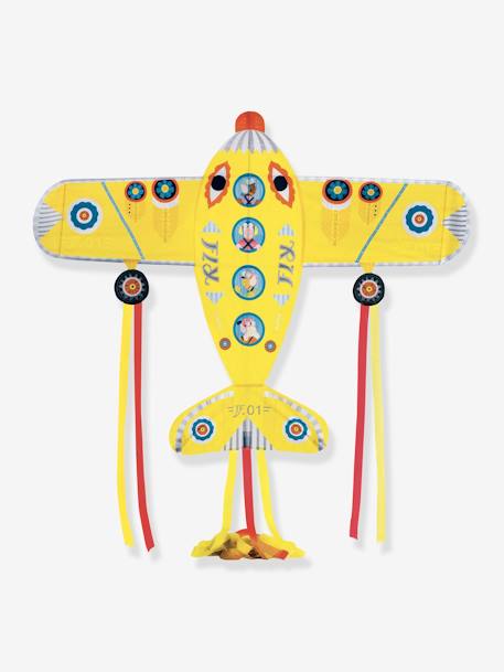 Cerf-volant maxi DJECO jaune+violet 1 - vertbaudet enfant 