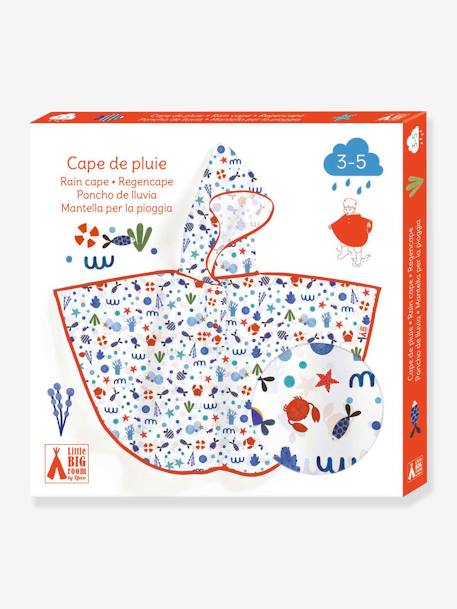 Cape de pluie 3/5 ans DJECO bleu+rose+rouge+vert 12 - vertbaudet enfant 