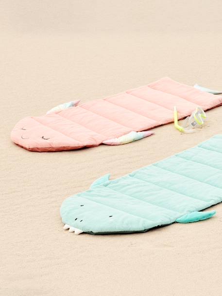 Matelas de plage Fish bleu ciel+rose 3 - vertbaudet enfant 