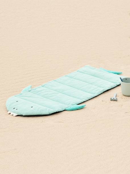 Matelas de plage Fish bleu ciel+rose 2 - vertbaudet enfant 