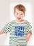 T-shirt bébé capsule famille marin rayé vert 1 - vertbaudet enfant 