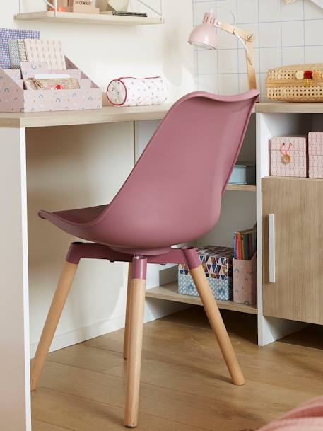 Chaise enfant Alix rose framboise+vert foncé 4 - vertbaudet enfant 