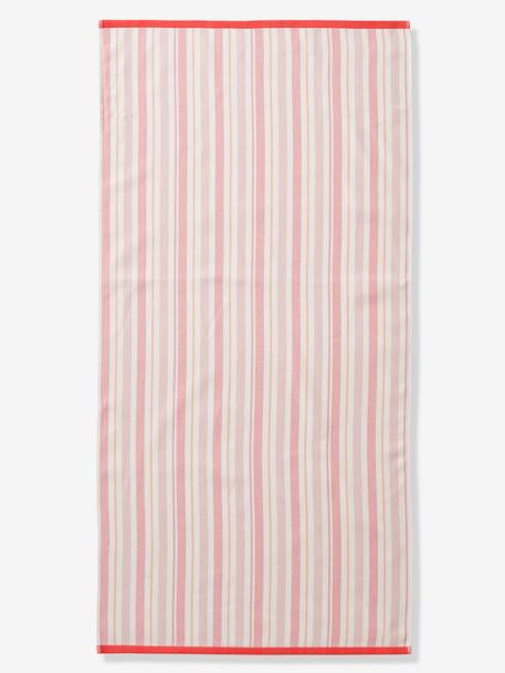 Serviette de plage / de bain fouta personnalisable rayé bleu+rayé rose 9 - vertbaudet enfant 